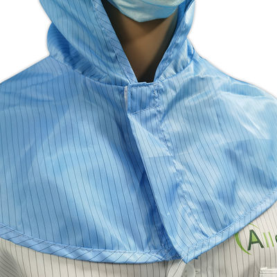 Chapeau antistatique de châle d'ESD de 5mm de polyester non pelucheux de rayure