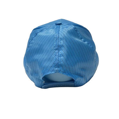 Anti 99% GV statique de chapeau d'ESD de fibre de carbone du polyester 1% du Cleanroom
