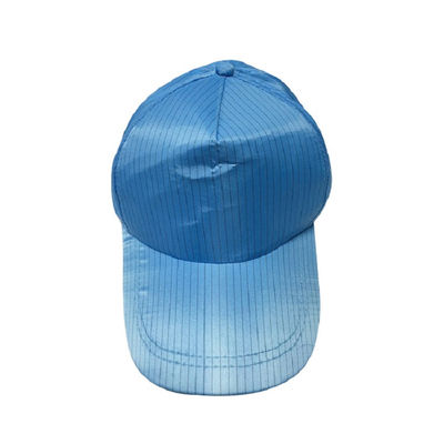 Anti 99% GV statique de chapeau d'ESD de fibre de carbone du polyester 1% du Cleanroom