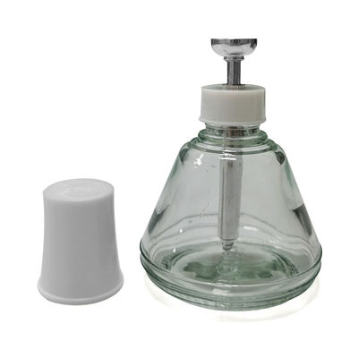 Distributeur 100% dissolvant en verre de empaquetage d'ESD de pompe en métal 180ML