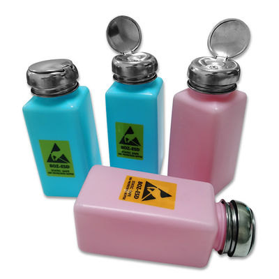 Bouteille en plastique 240ML d'alcool d'ESD de HDPE de Cleanroom