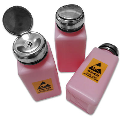 Bouteille en plastique 240ML d'alcool d'ESD de HDPE de Cleanroom
