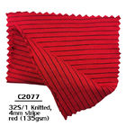 Anti carbone statique du polyester 1% d'ESD Polo Shirt Material 99% de rayure de 4mm