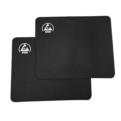 Type carré de Cleanroom d'utilisation d'anti tapis de souris statique noir d'Esd