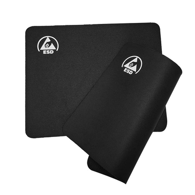 Type carré de Cleanroom d'utilisation d'anti tapis de souris statique noir d'Esd