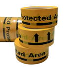 L'ESD a protégé le dispositif avertisseur antistatique jaune de PVC de secteur industriel