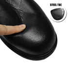 Chaussures de sécurité industrielles d'ESD de noir de salle blanche antidérapantes confortables