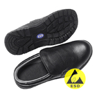 Chaussures de sécurité industrielles d'ESD de noir de salle blanche antidérapantes confortables
