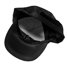 Chapeau antistatique d'ESD de polyester de conception noire de rayure pour l'usage de Cleanroom