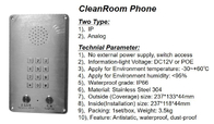 Acier inoxydable 304 de téléphone mains libres de consommables de Cleanroom