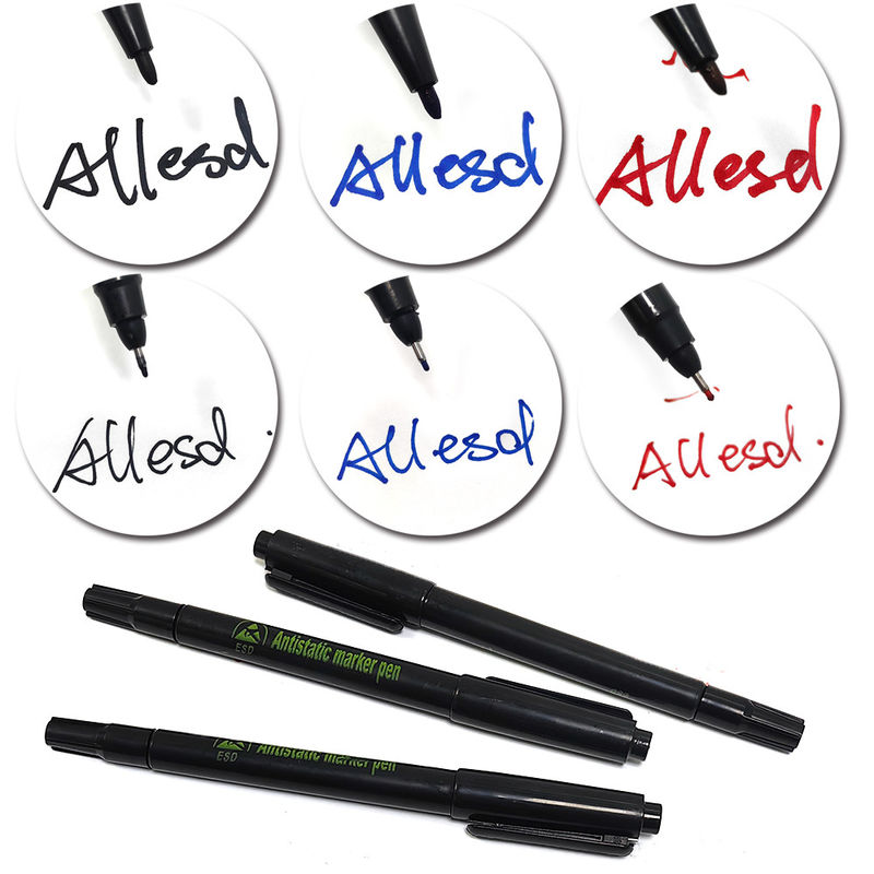 Encrier couleur Appareils de bureau et papeterie stylo de marquage de salle blanche stylo de marquage antistatique ESD rechargeable