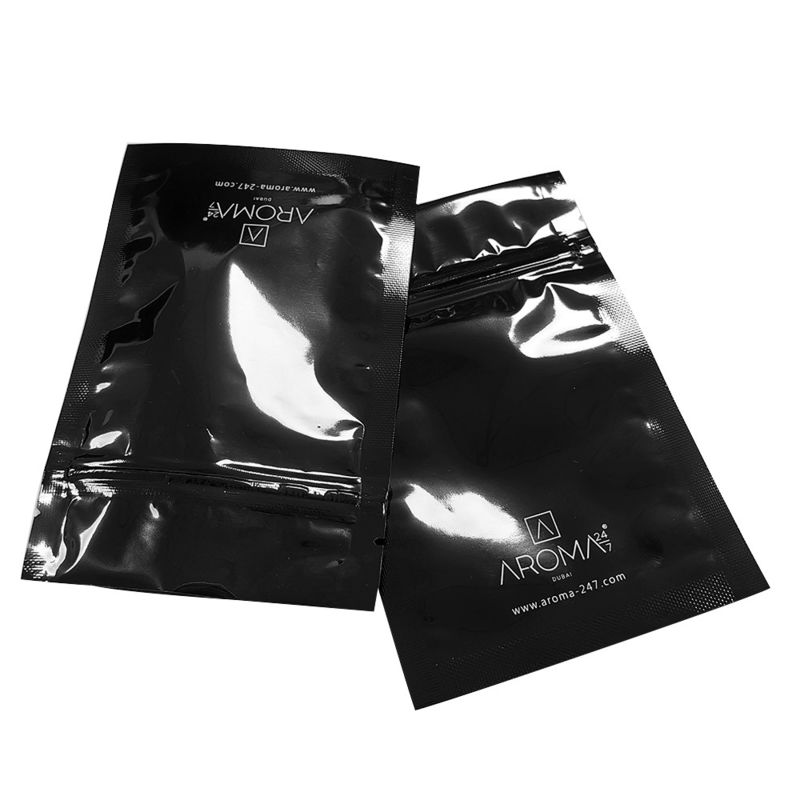 Sac à emballage PE noir imperméable à l'eau personnalisé Sac ESD à fermeture à glissière antistatique pour composants électroniques