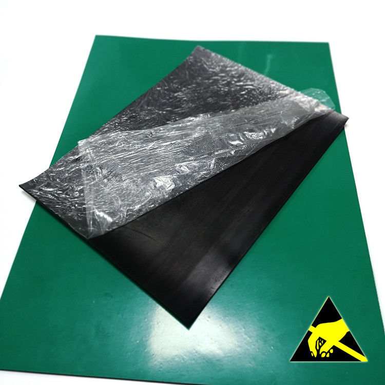 Tableau en caoutchouc/plancher d'ESD Mat Anti Static For Workplace de gris noir vert-bleu