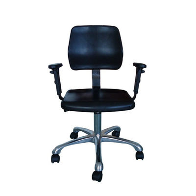 Le coffre-fort dispersif statique d'ESD préside la couleur de Ring And Arm Rest Black de pied de selles de travail d'unité centrale
