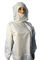 Costume sûr biotechnologique/pharmaceutique d'ESD de Cleanroom de matériaux d'ESD avec Hood And Facemask
