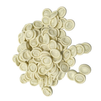 Berceaux en poudre blancs de doigt de latex d'anti usage universel statique de gants d'ASTM D3772