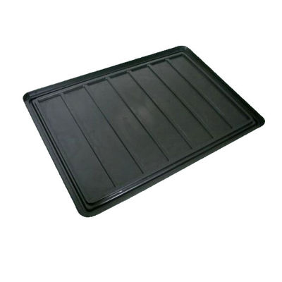 Conteneurs favorisant noirs de matériaux d'emballage d'ESD pour les pièces sensibles statiques de stockage