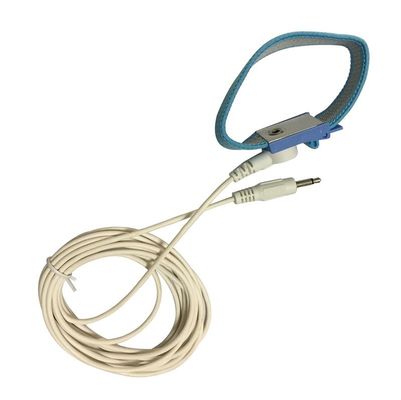 Réglable de fil d'anti dragonne statique sûre d'ESD double tissé avec la boucle de 4 millimètres