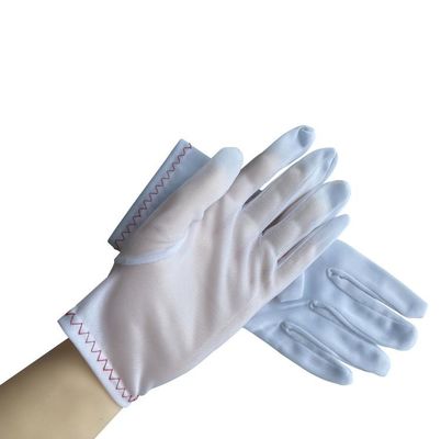 Taille protégée de la poussière légère M/L de gants en nylon de tricot d'inspection de Cleanroom
