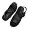 Sandales noires antistatiques de cuir d'unité centrale d'ESD de Cleanroom