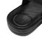 Sandales noires antistatiques de cuir d'unité centrale d'ESD de Cleanroom