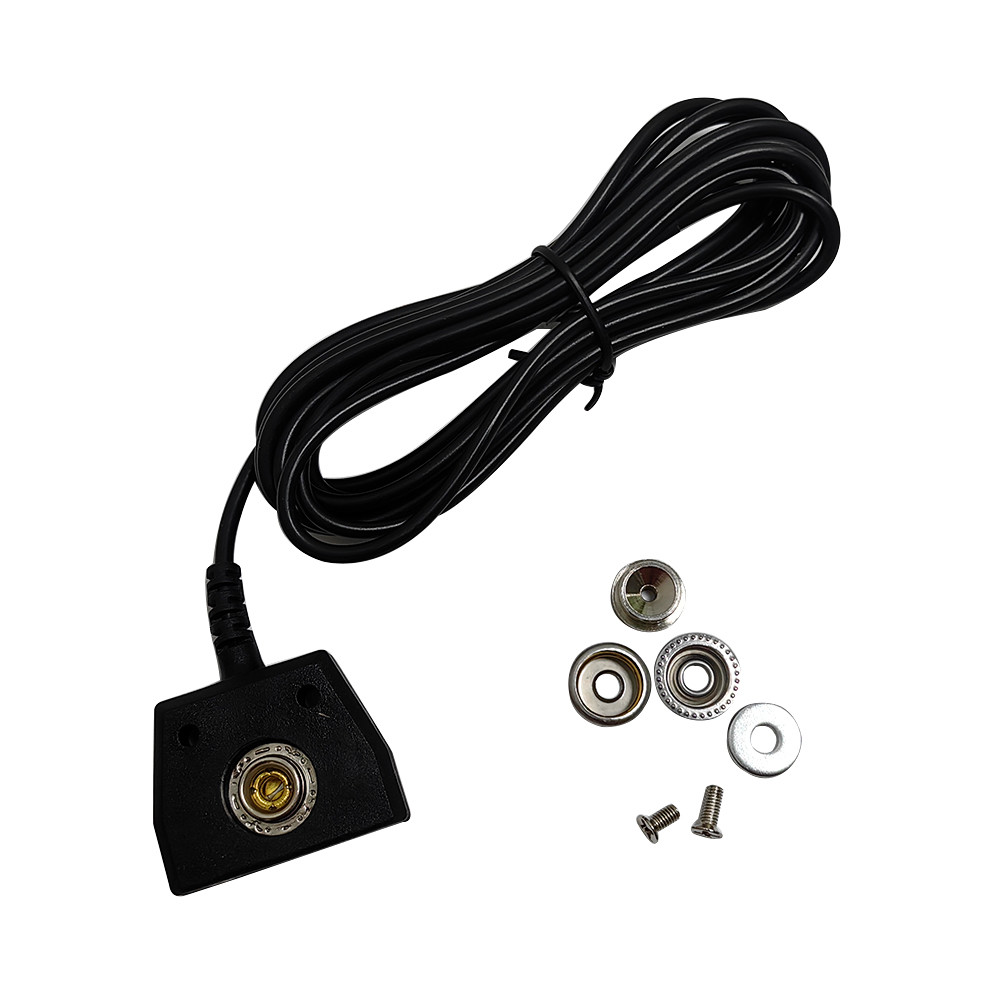 Bracelet Antistatique LUPO – Avec Pince Crocodile Et Câble En Spirale 55 Cm, Réglable, Pour Protection ESD Des Composants électroniques