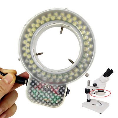 Lumière de source lumineuse de microscope à LED à anneau 64T