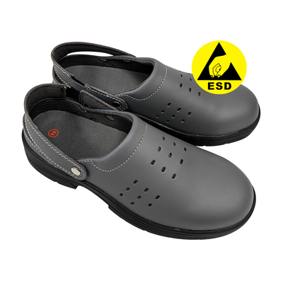 Chaussures de sécurité à embout en acier ESD antistatiques antidérapantes industrielles