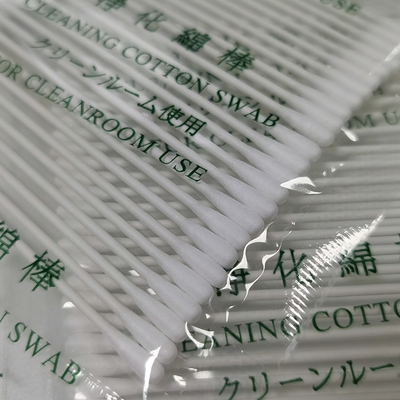 Le coton non pelucheux de pièce propre de double astuce tampon industriel jetable